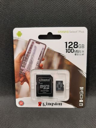 Tarjeta micro sd 128 Gb.