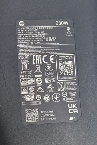 Cargador HP para Victus, Omen 230w - USADO!