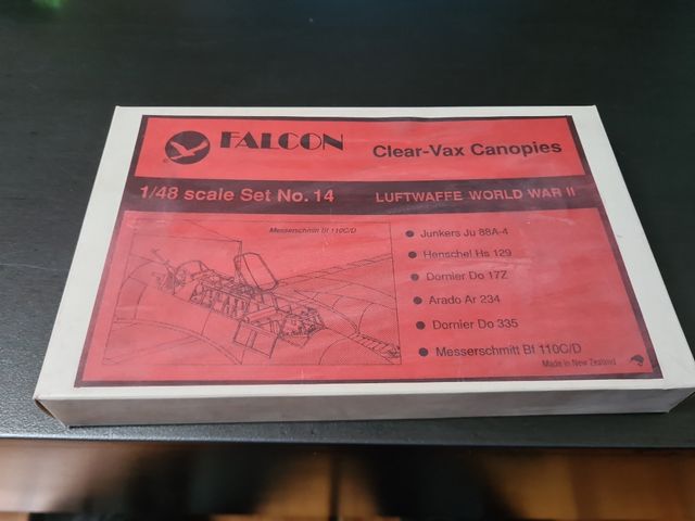 Maqueta 1/48,cabinas Vacuforme alemanas Falcon