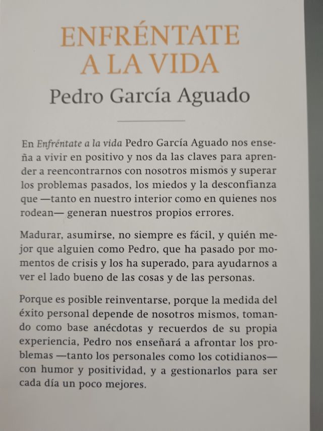 Enfréntate a la vida