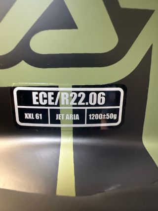 Casco moto XXL trial jet Acerbis