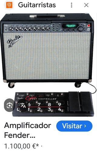 Amplificador Fender Cyber twin 130w+Cyber foot