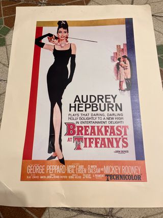 Cartel pelicula desayuno con diamantes