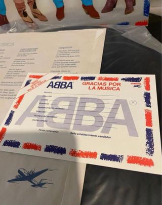 LP ABBA  Gracias Por La Musica Nunca Usado