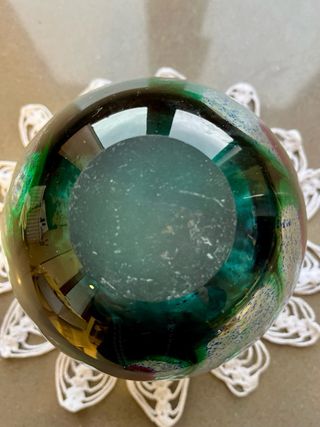 Jarron. Jarrón de cristal . Art Glass