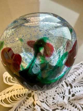 Jarron. Jarrón de cristal . Art Glass