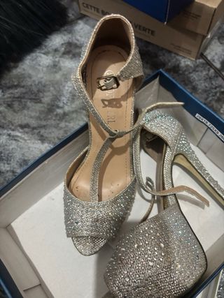 Sandalias tacon de fiesta y de salir