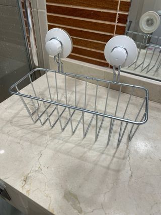 Estante para ducha con ventosa