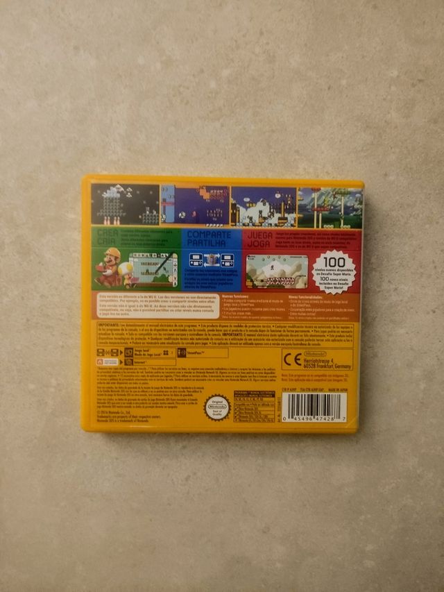 ✅ Super Mario Maker 3DS - Videojuego Nintendo