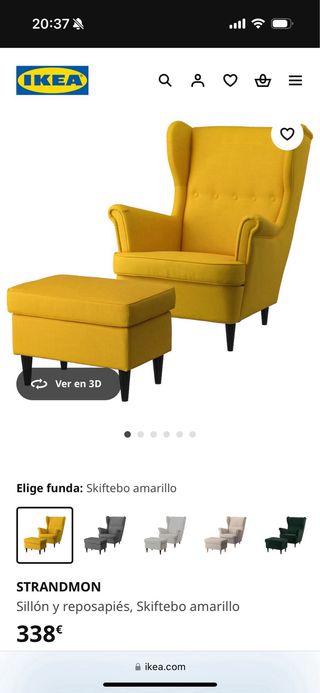 POLTRONA E POGGIAPIEDI STRANDMON