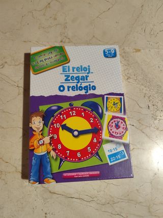 Juego de mesa aprende las horas