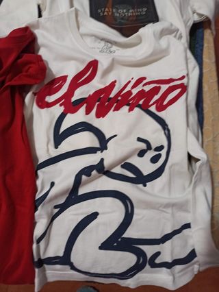 Lote 8 camisetas manga larga Zara