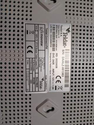 Router ethernet y fibra óptica 