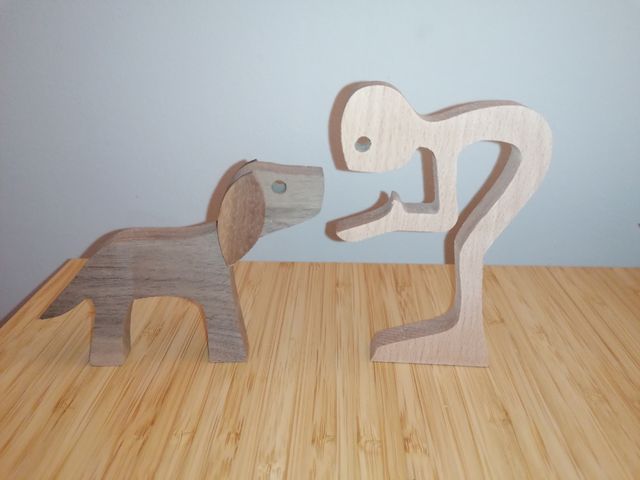 Figura madera conceptual