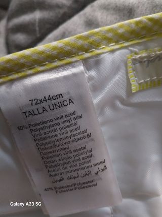 Cambiador  bebe portátil 