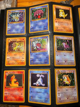 Cartas Pokemon de exposicion.Las de las imagenes.