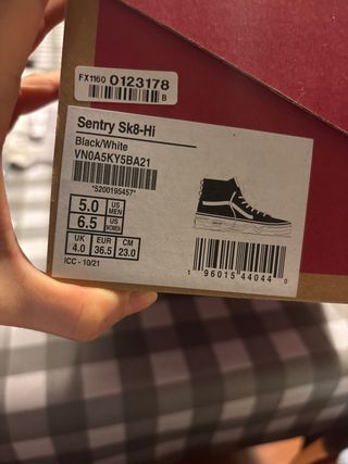 Zapatillas unixes Vans de bota