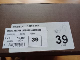 Zapato de tacón talla 39