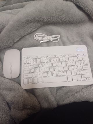 Teclado y raton inalambrico bluethoot