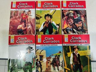 Novelas del Oeste. Colección Clark Carrados.
