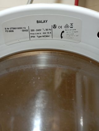 Filtro de drenaje lavadora Balay