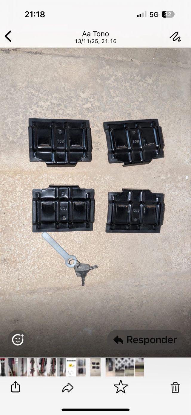 porta esquí rack cruz