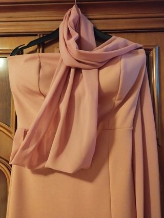 Vestido Buganco Coral con etiqueta 