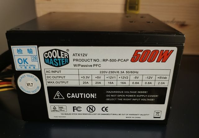 Alimentatore PC fisso 