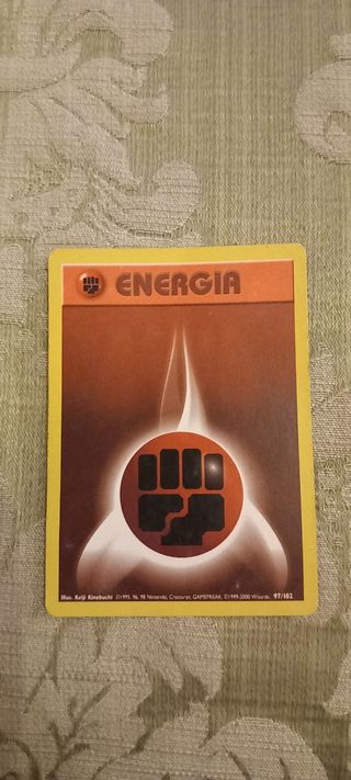 Carta Pokemon Energia 1995