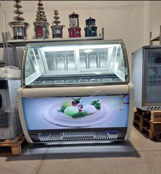 Vitrina para helados 12 sabores