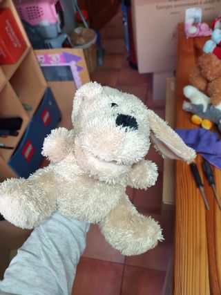 PERRO MARIONETA MUY SUAVE PARA METER LA MANO