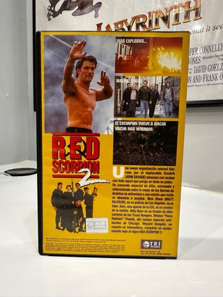 RED SCORPION 2 VHS VIDEOCLUB CAJA GRANDE