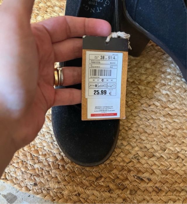 Zapatos salón serraje