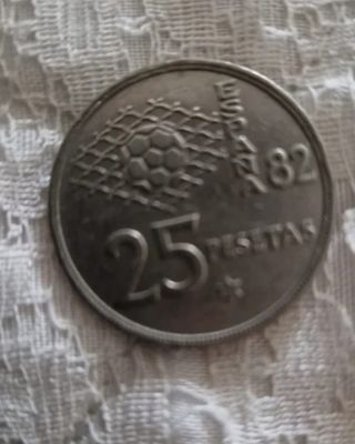 Moneda 25 pesetas 1982