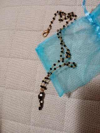 Collana Portafortuna corno nero