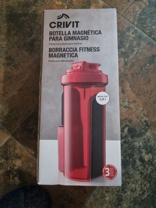 Botella magnética para gimnasio 