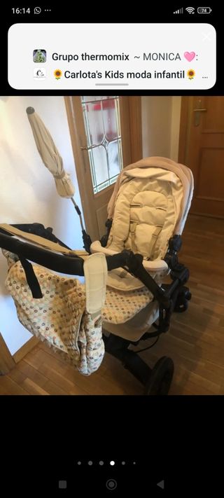 Carro bebé de 3 piezas