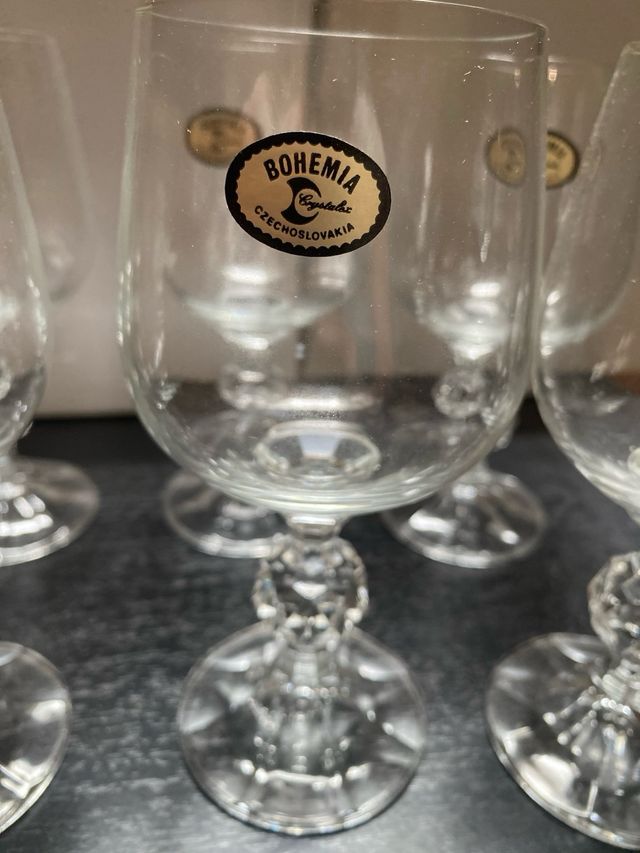 Juego copas cristal de bohemia 230ml