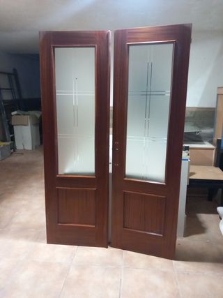 Puerta de paso dobles