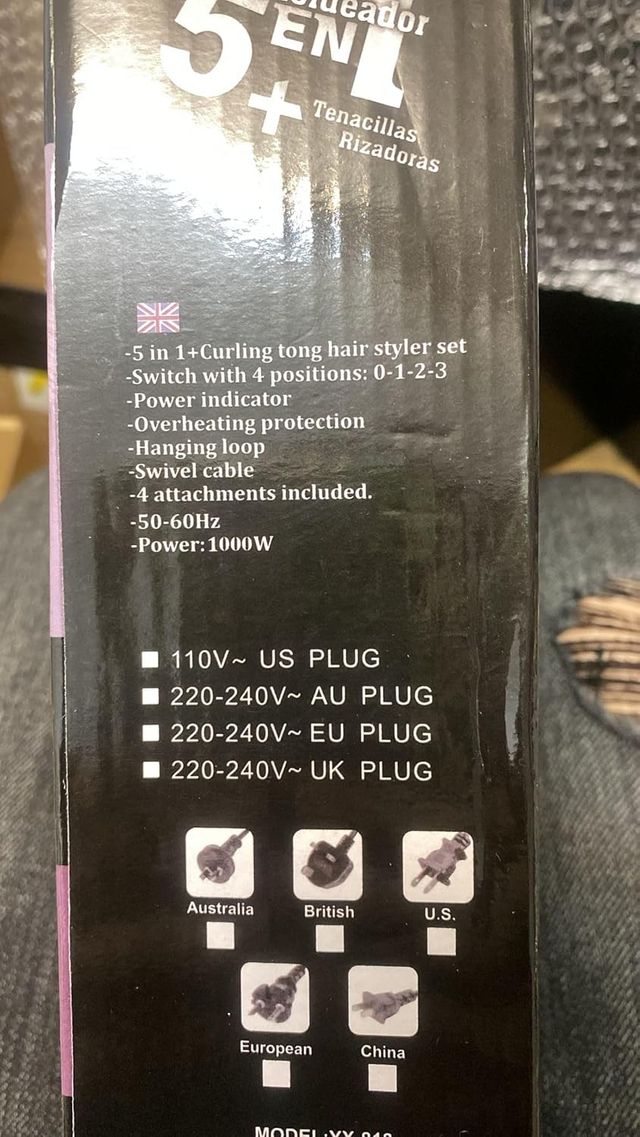 Moldeador Secador De Pelo 5 en 1 Yx-818 - Nuevo