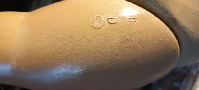 Bambola anni'40 '50 h68 cm.