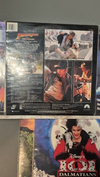 Laser disc indiana Jones