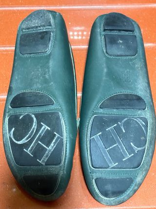 Manoletinas Carolina Herrera verde