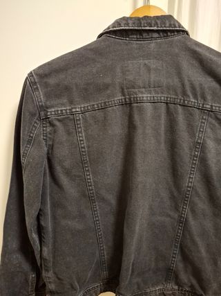 Chaqueta vaquera chico negra