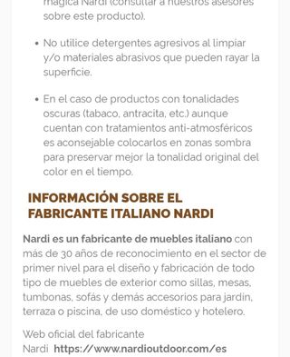 Hamacas/tumbonas de jardín