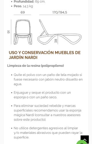 Hamacas/tumbonas de jardín