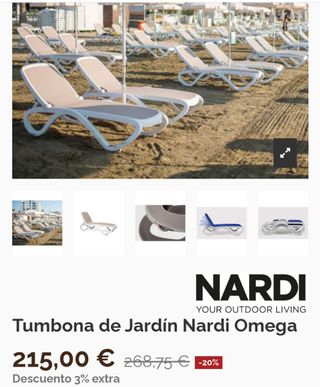 Hamacas/tumbonas de jardín