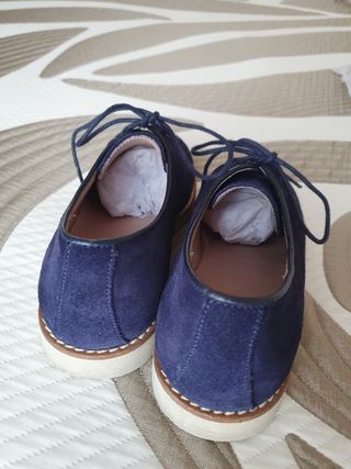 Zapato de vestir azul marino