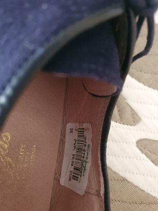 Zapato de vestir azul marino