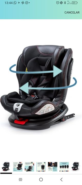 Silla coche bebé grupo 0123